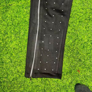 Pakistan fait pas cher prix personnalisé couleur strass pantalon de haute qualité confortable décontracté hommes pantalon 100% coton - Product Image 4