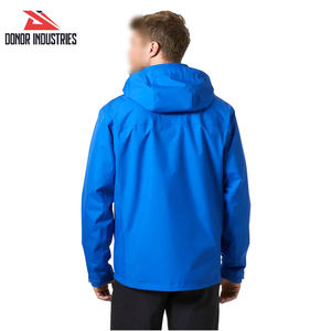 Servicio OEM Tarifa de fábrica El más nuevo 2025 Color azul Buena venta Chaquetas impermeables transpirables - Product Image 2