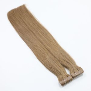 EXTENSIÓN DE CABELLO DE CINTA RECTA COLOR MARRÓN CLARO AL POR MAYOR CABELLO HUMANO VIETNAMÉS DE ALTA CALIDAD - Product Image 1
