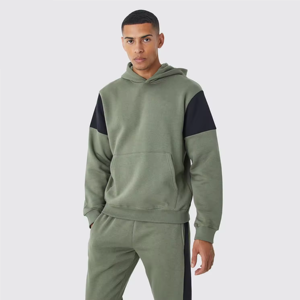 Chándales de invierno de algodón puro para hombres, sudaderas informales de peso pesado, venta al por mayor, suéter de lana personalizado en blanco, sudaderas con capucha de gran tamaño para hombres - Product Image 6