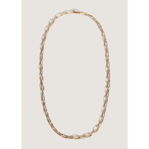Collar de Cadena de Oro de 14k Mia con Diamantes y Perlas con Baño de Rodio, Estilo Religioso Clásico para Boda, Compromiso o Regalo - Product Image 1