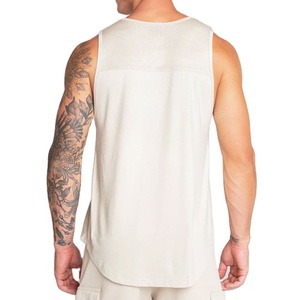 Ropa Deportiva OEM/ODM de Alta Calidad, Camiseta sin Mangas Transpirable para Yoga, Diseño con Dobladillo Curvo, Lisa - Product Image 5