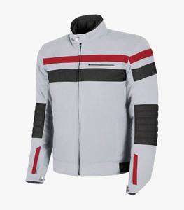 เสื้อแจ็กเก็ตบอคเกอร์ผ้า Cordura แห้งเร็วสำหรับผู้ชายชุดกีฬาพิมพ์ลาย - Product Image 4