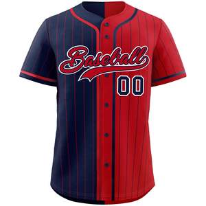 Pro Look Baseball Jersey Button Up Custom Quick Dry Softball Shirt Tela de malla Bordado Team Letters Tackle Twill USA Fit - Product Image 3