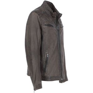 Chaqueta de Motero para Hombre, Dos Tonos, Tela Suave, Ajuste Cómodo, Opción de Logotipo Personalizado, para Ropa Urbana, Viajes, Atuendos Casuales y Uso Diario - Product Image 3