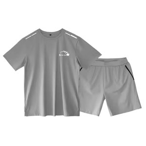 Conjunto de Verano para Hombre, Tejido Resistente, Costuras Fuertes, Uso Diario Duradero, Ligero, 100% Algodón - Product Image 1