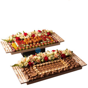 One-of-a-kind Deluxe Touch Glossy Look Plateau de service en nacre fait à la main pour le Ramadan Eid - Product Image 1