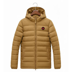 Reliable Cold Weather Puffer <b>Jacket</b> With Adjustable <b>Hood</b> And <b>Soft</b> Interior Winter <b>Jacket</b> For Men - Product Image 3