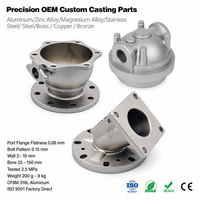 Corps de pompe OEM en matériau moulé sur mesure, boîtier de valve OEM, ports coudés à bride pour système d'eau, usine de gros en Chine