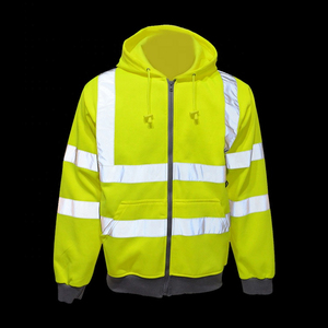 Chaqueta DE SEGURIDAD reflectante para hombre de alta calidad 2025, chaleco de trabajo de alta visibilidad OEM personalizado con logotipo personalizado - Product Image 4