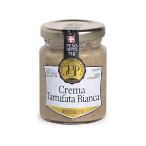 Salsa de Crema de Trufa Blanca Buongustaio Piemonte 80g en Tarro de Cristal, Condimento Estilo Italiano para Pasta, Risotto y Pan - Product Image 1