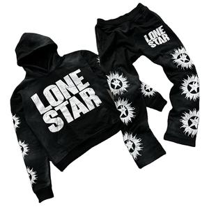 Conjunto Deportivo Informal para Niños, Fabricante OEM Personalizado, Algodón de Peso Medio, Transpirable, con Capucha y Cierre de Cordón, para Invierno - Product Image 1