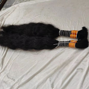 12A 100% Natural Cabello Humano Paquete Indio Proveedor, Venta Al Por Mayor Virgen Sin Procesar Crudo Cutícula Alineada Sin Trama Paquetes de Cabello - Product Image 1