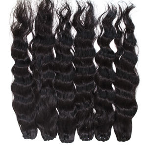 Nuestros mechones de cabello indio natural ondulado ofrecen un volumen lujoso, calidad duradera y textura natural para una belleza diaria impresionante - Product Image 3