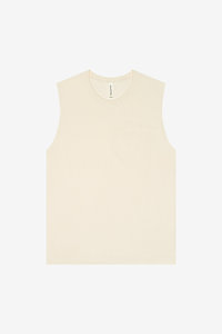 Camisetas sin Mangas para Hombre, Camiseta Larga de Corte Recto con Hilo Ringspun - Product Image 2