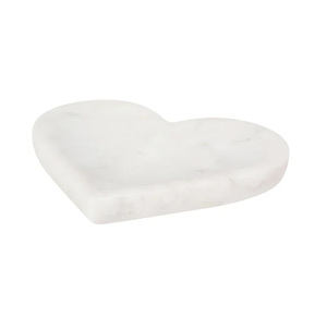 Bandejas de corazón de mármol Fabricante romántico en forma de corazón Precio más bajo Artesanías Bandeja de servicio de mármol - Product Image 1
