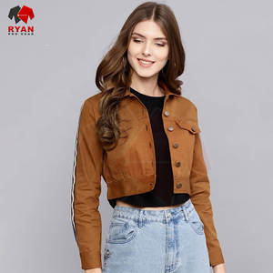Modern Women's <b>Denim</b> <b>Jacket</b> Made with High Quality Washed <b>Denim</b> for Daily Wear and Casual Outfits - Product Image 5