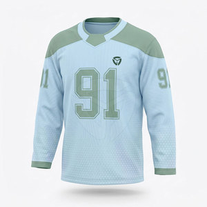Camiseta de hockey sobre hielo de tela de primera calidad, diseño transpirable, ideal para sesiones de entrenamiento prolongadas y competiciones. - Product Image 4