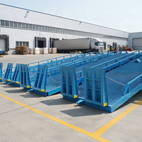 Rampe de chargement mobile hydraulique portable de 8 à 15 tonnes pour conteneurs, rampes de quai pour chariots élévateurs, rampes de chargement pour camions