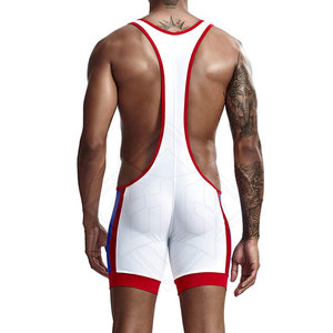 Maillot de lutte léger, respirant et confortable pour hommes, couleur personnalisée, haute qualité, service OEM, vente en gros, faible MOQ - Product Image 2