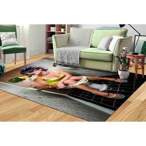 Tapis imprimé unique aux designs modernes pour la maison et le bureau, tapis fin non tissé - Product Image 5