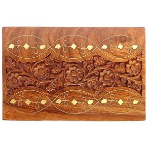 Dernière conception de boîte de rangement de base en bois incrustation de résine boîtes de style rustique de haute qualité pour bijoux montres bas prix haute vente - Product Image 3