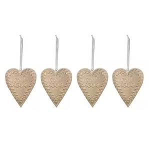 Adorno Navideño de Metal con Forma de Corazón, Decoración Rústica Vintage para Pared, Regalo Navideño - Product Image 6