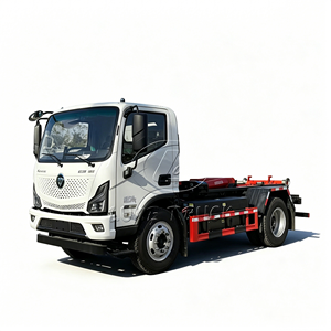 รถบรรทุกขยะแบบ Roll on Roll off ยี่ห้อ FOTON 4x2 ขนาด 5-8 ลูกบาศก์เมตร พร้อมเครนยกขนาดเล็ก - Product Image 3