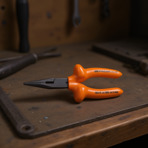 Pince à bec demi-rond extra-longue USAG avec mâchoires droites 1000V - pour diverses tâches - Product Image 3