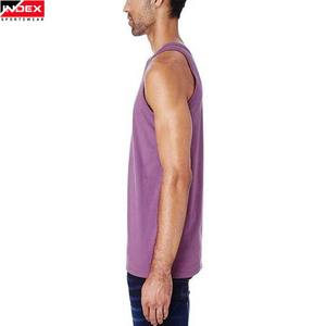 Couleur unie sans couture sans manches vêtements de sport débardeurs entraînement sport maillots hommes décontracté gilet débardeurs pour hommes - Product Image 4