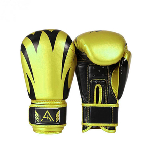 Gants de boxe en cuir de qualité supérieure Entraînement Mma Kickboxing Muay Thai - Product Image 5