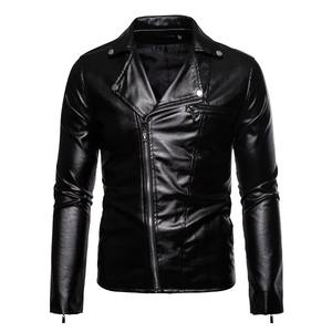 Chaqueta de cuero para hombre de invierno con estilo superventas, diseño único con tela de lona, precio barato, fabricación de alta calidad - Product Image 1