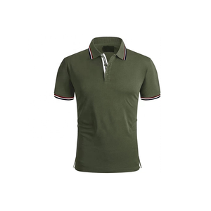 Camisetas de Manga Corta para Hombre, de Algodón y Poliéster, Tejido Sólido, Casual, de Secado Rápido y Transpirable, Personalizables, al por Mayor - Product Image 3