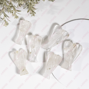 คริสตัลควอตซ์ธรรมชาติสีใส แกะสลักรูปนางฟ้า ขนาด 2 นิ้ว - Product Image 3