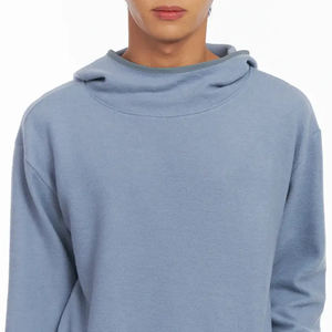 Sweat à capuche en tissu respirant pour hommes, service OEM, haute qualité pour les acheteurs en gros / prix avantageux avec logo personnalisé, vêtements décontractés - Product Image 2