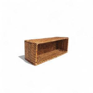 Wholesale Classic Rectangle Model Natural Rattan Storage Basket for <b>Kitchen</b> <b>Accessories</b> - Product Image 4