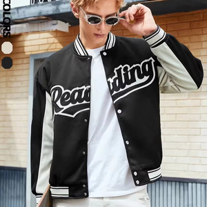 Veste universitaire vintage pour homme, veste de baseball, prix de gros, vente chaude, streetwear avec broderie unique, veste streetstyle - Product Image 1