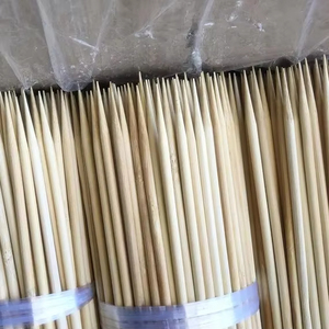 Brochettes en bambou de 10 pouces - Qualité alimentaire - Écologiques - Utilisation au barbecue et en cuisine - Fournisseur d'usine - Product Image 1