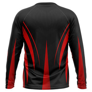 Haut de sport léger pour homme, t-shirt de compression à séchage rapide, entièrement sublimé, respirant, vêtements de sport actifs, technique sans couture, lavé - Product Image 3