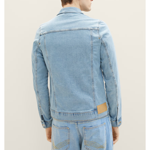 Veste en jean élégante pour hommes avec col montant 100% coton dernière conception de qualité prix de gros - Product Image 4