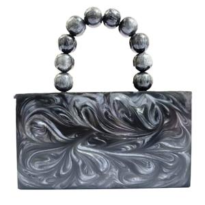 OCTAGONAL meilleure pochette personnalisée en résine artisanale indienne pour femmes sacs fourre-tout promotionnels - Product Image 3