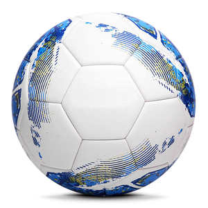 Ballon de football professionnel en PU à rayures colorées personnalisées pour l'entraînement et les matchs sportifs, tailles personnalisées, séchage rapide, vente en gros OEM - Product Image 3