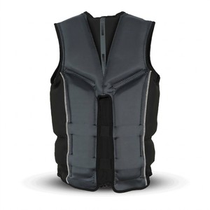 Gilet de sauvetage flexible pour adultes, gilet de protection pour sports nautiques avec boucles à dégagement rapide, fermeture éclair avant pour le wakeboard et le jet ski - Product Image 2