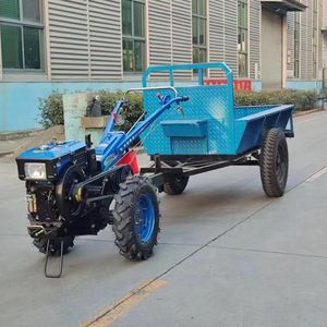 Gran oferta, Tractor de ruedas 2WD, Mini máquina de arado de disco de arado, equipo agrícola automático con Motor de engranaje de bomba central - Product Image 3