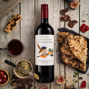 Las Cuatro Estaciones - Vino Tinto Seco 100% Tempranillo 11% ABV Vino Tinto Español 750ml - Product Image 3