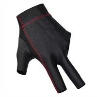 Vente directe d'usine, prix de gros, bonne qualité, gants de billard snooker à trois doigts, antidérapants, extensibles, unisexes, sport