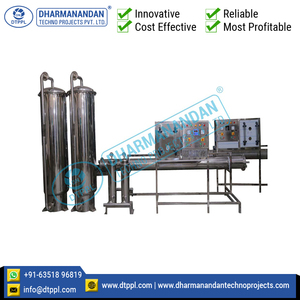 Planta de Ósmosis Inversa de Acero Inoxidable de Alto Rendimiento con Capacidad de Procesamiento de 500 L/H para Proyectos de Embotellado de Agua Mineral, Fabricada en India - Product Image 2