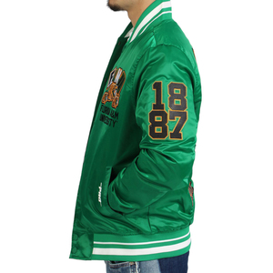 Chaqueta Bomber Varsity de Satén para Hombre, Chaqueta Personalizada con Bordado, Chaqueta de Béisbol Universitaria, Ropa de Moda Urbana de Invierno - Product Image 3