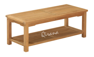 Haute qualité élégant Rectangle forme teck Table basse confortable support de rangement pour salle à manger Villa salon jardin extérieur - Product Image 4