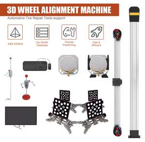 Máquina de alineación de ruedas 3D para automóviles, elevador de 4 postes para alineación de ruedas en garajes |   Máquina Alineadora de Ruedas para Automóviles de 4 Ruedas al por Mayor - Product Image 5